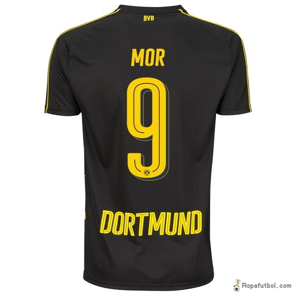 Camiseta Borussia Dortmund Replica Segunda Ropa Mor 2016/17 Negro